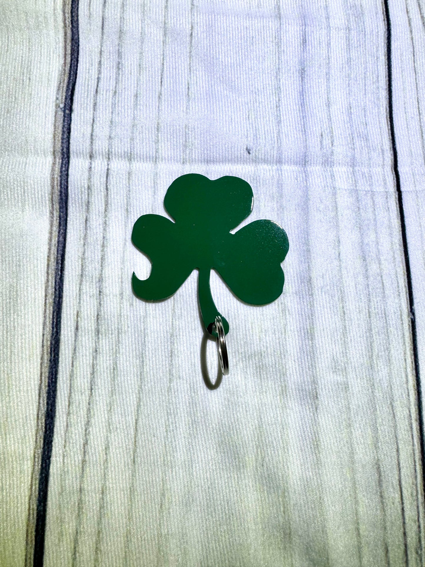 Shamrock Bottle Opener Keychain