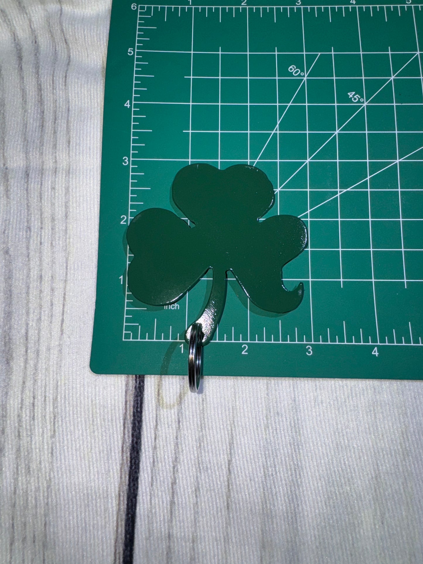 Shamrock Bottle Opener Keychain