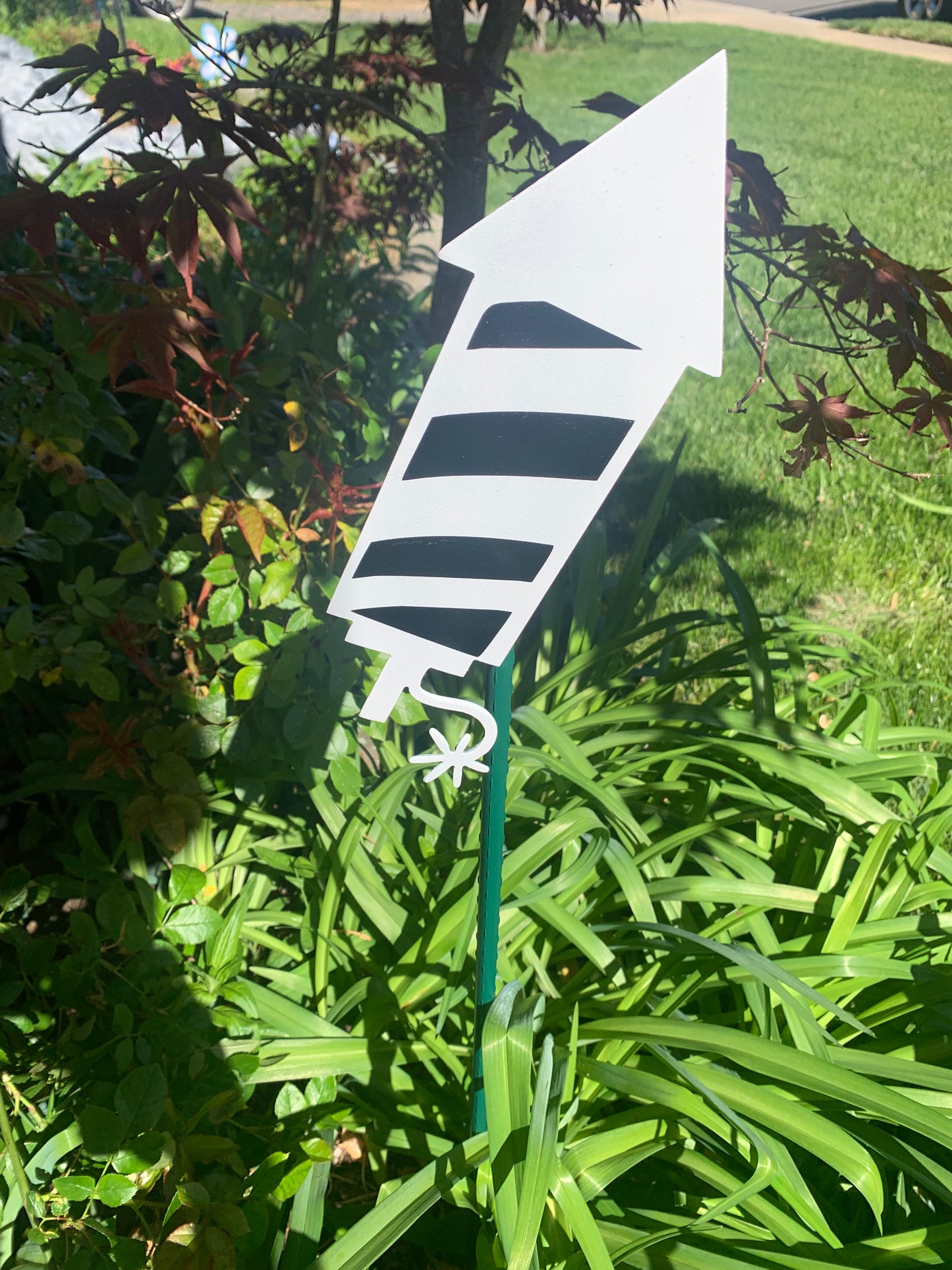 Firework Garden Stake
