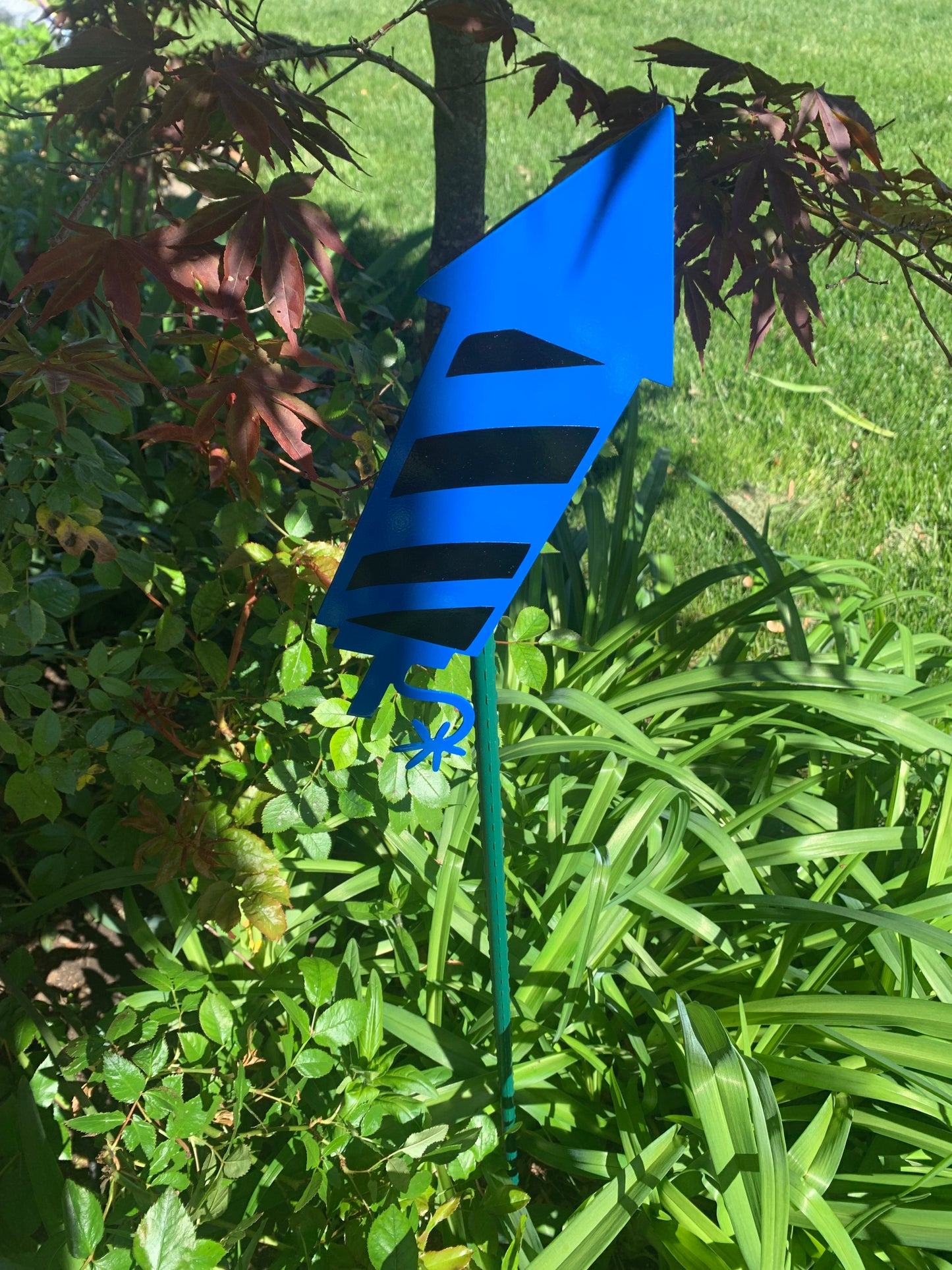 Firework Garden Stake