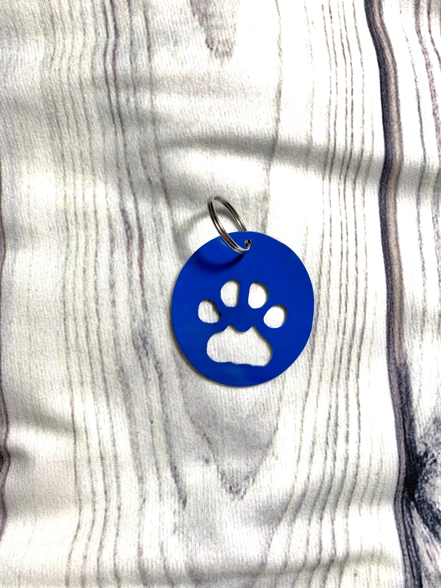 Dog Print Bottle Opener Keychain