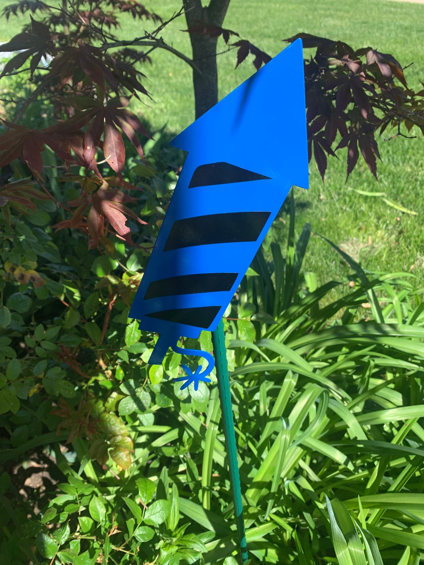 Firework Garden Stake