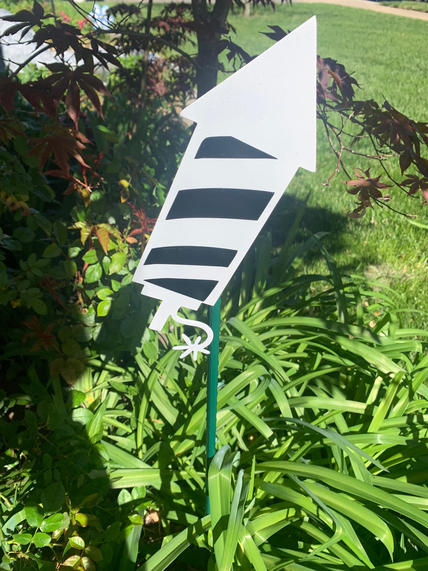 Firework Garden Stake