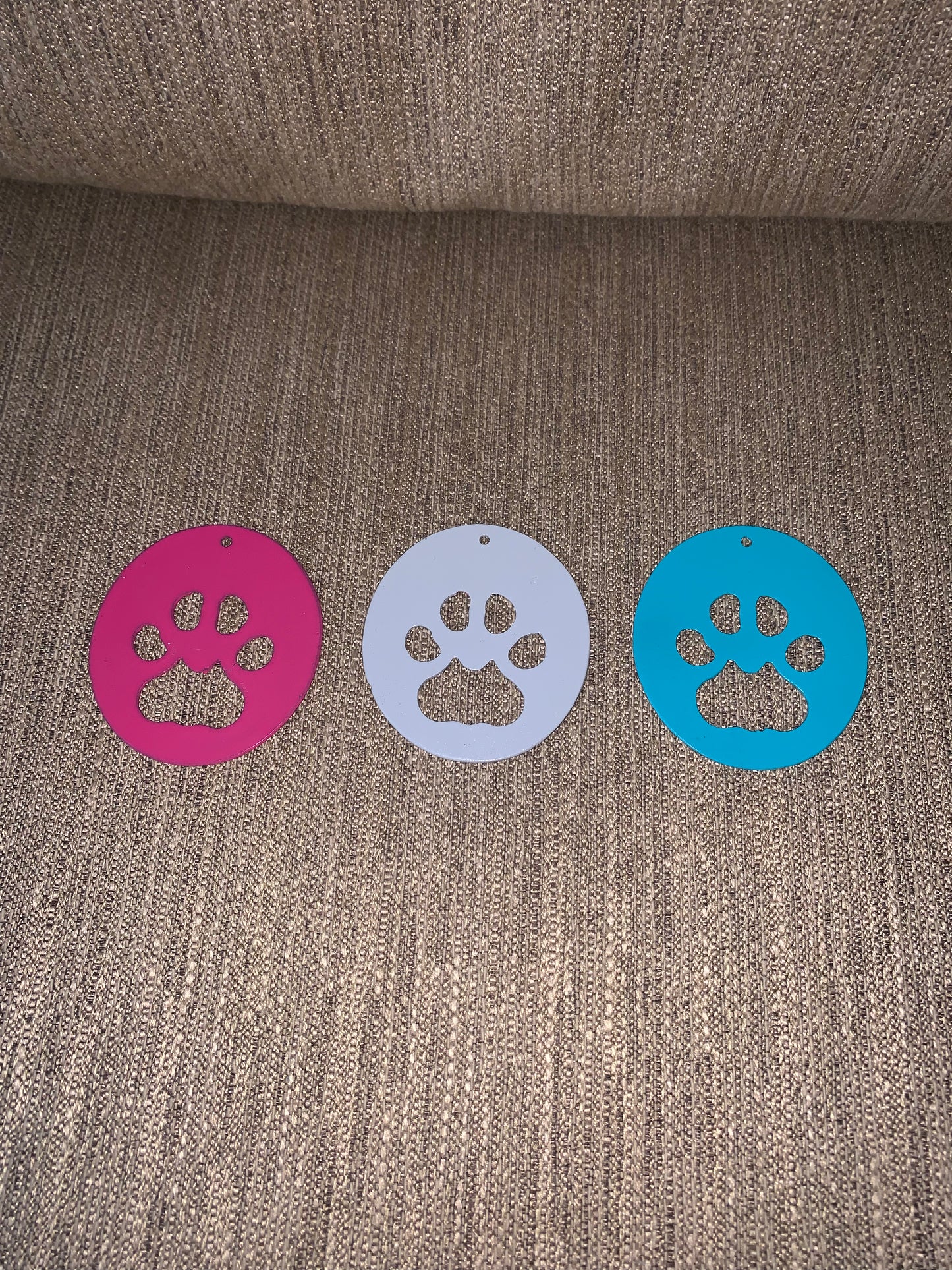 Dog Print Bottle Opener Keychain