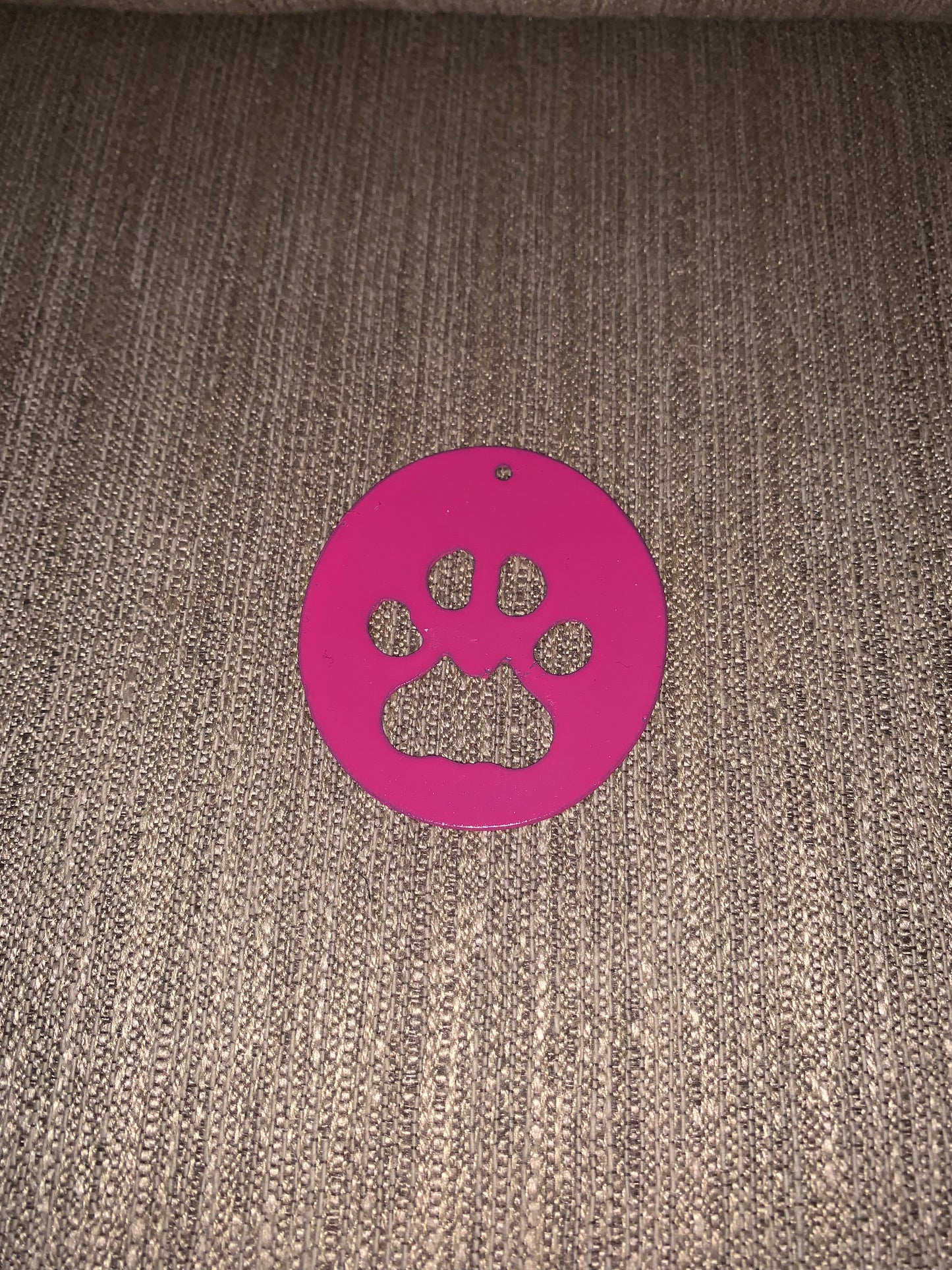 Dog Print Bottle Opener Keychain