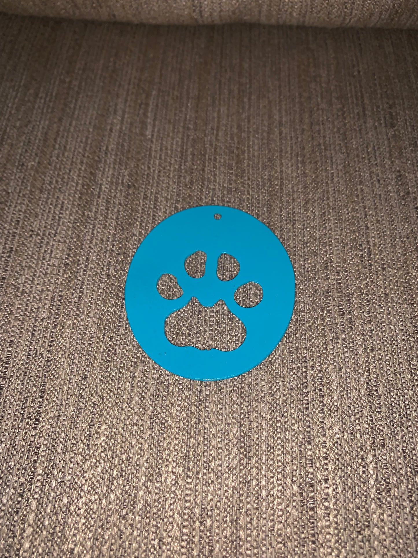 Dog Print Bottle Opener Keychain