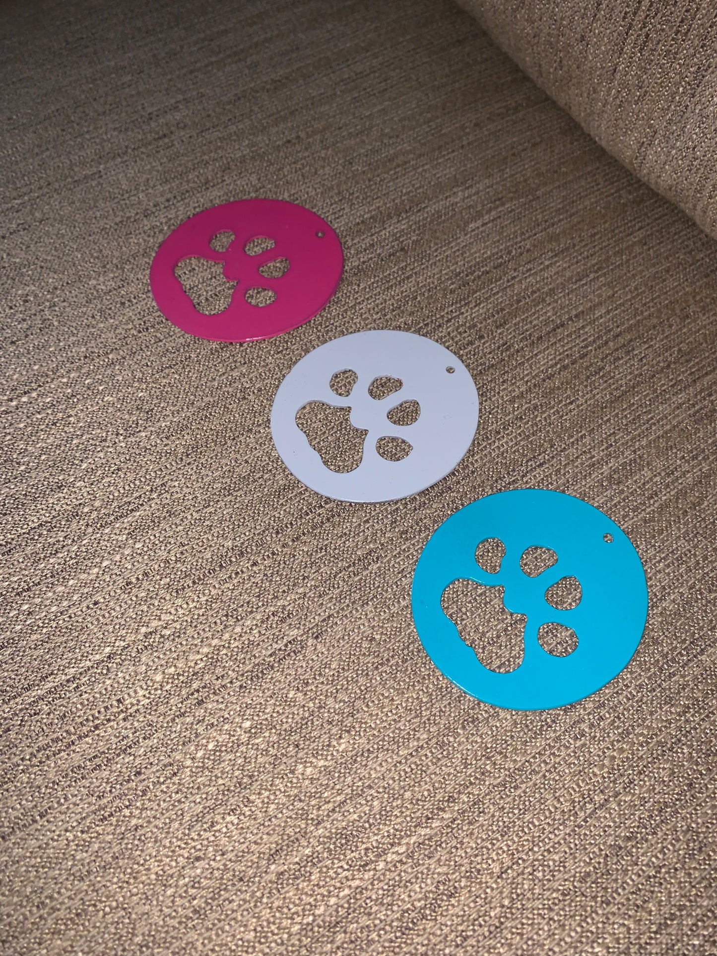 Dog Print Bottle Opener Keychain