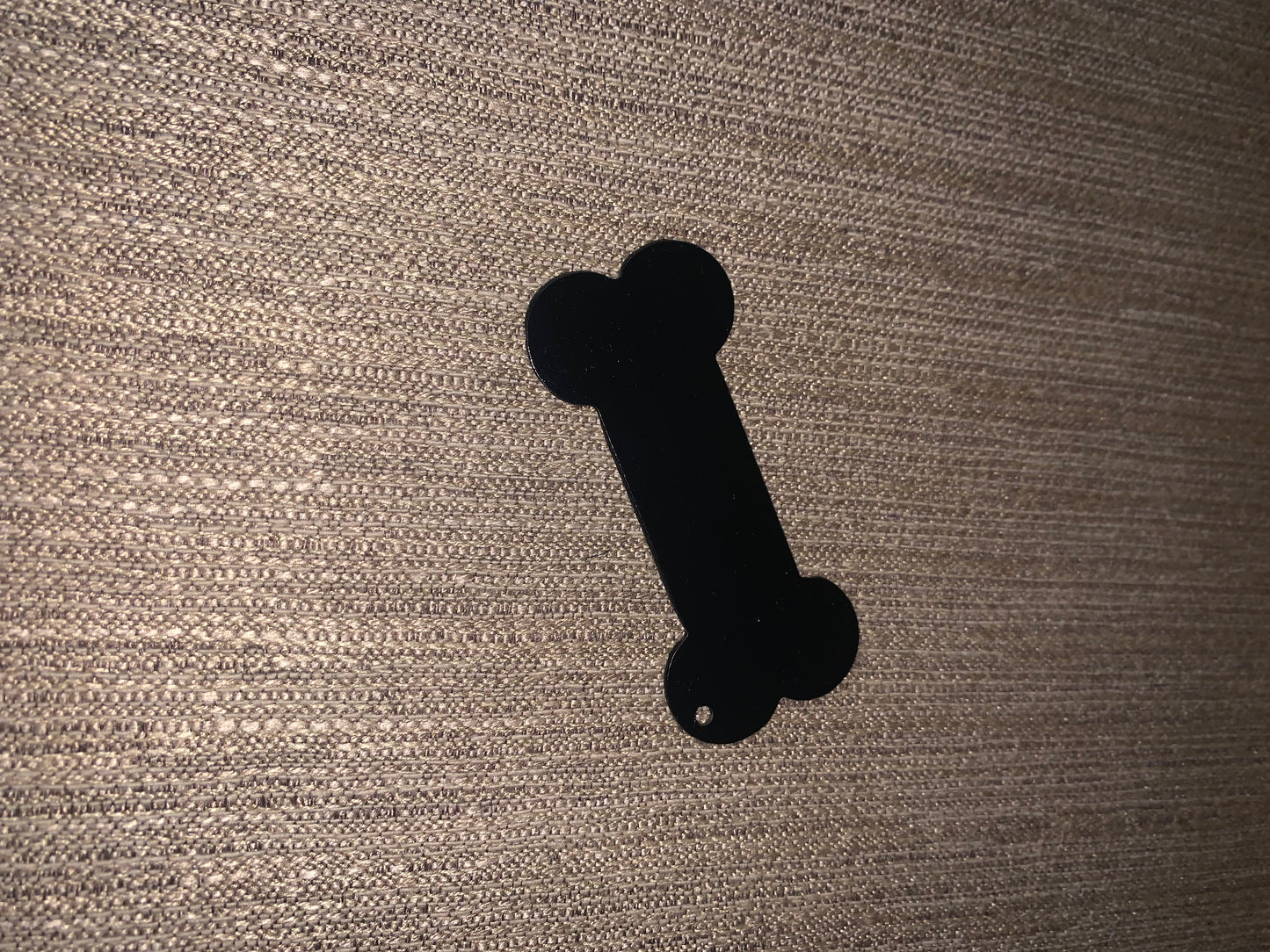 Dog bone keychain