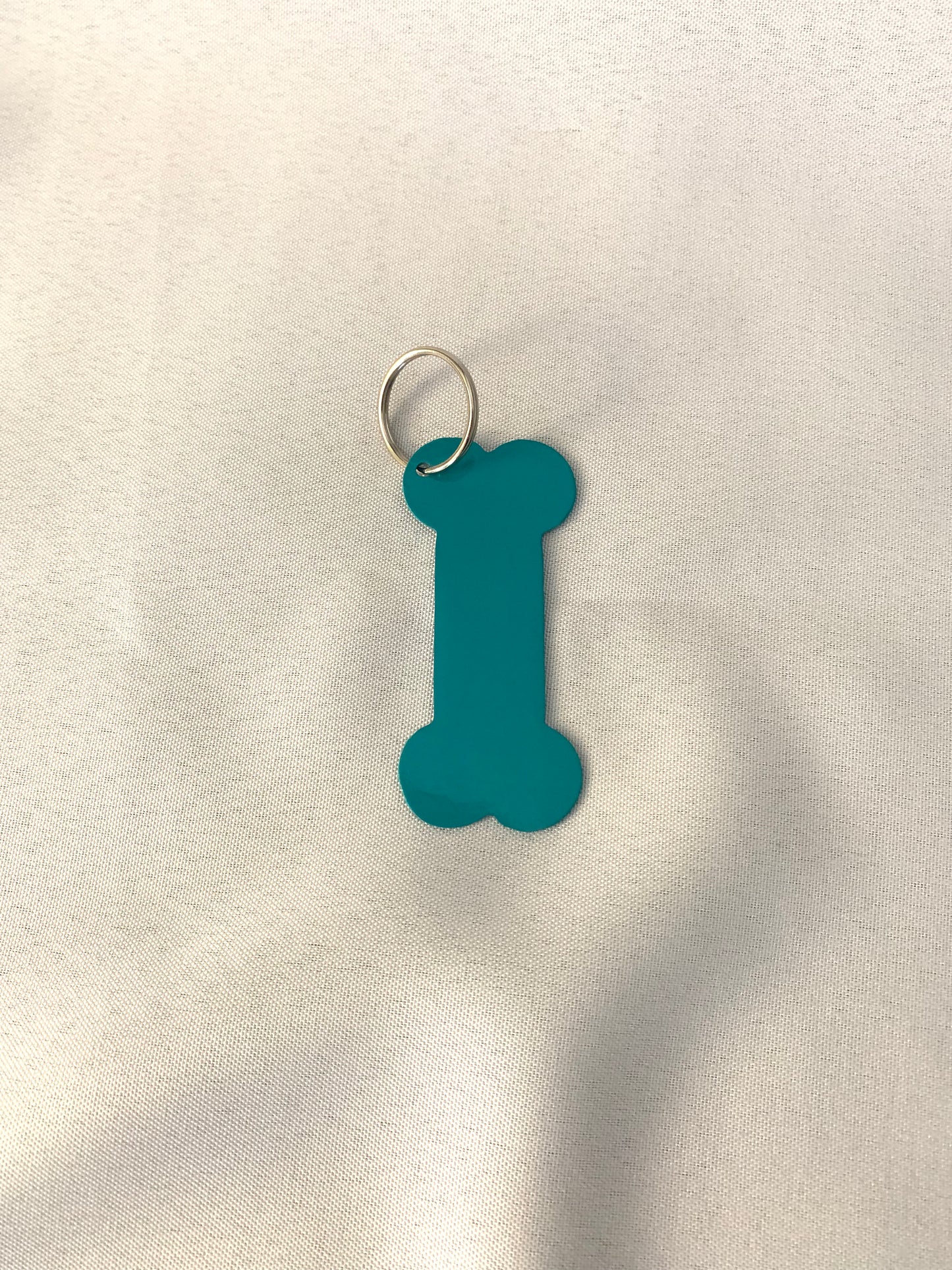 Dog bone keychain