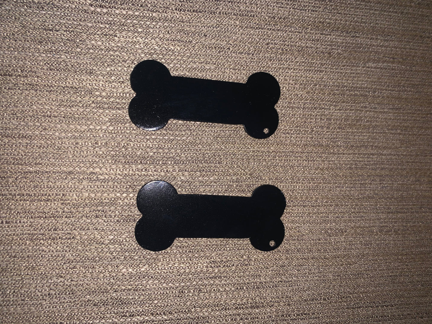 Dog bone keychain