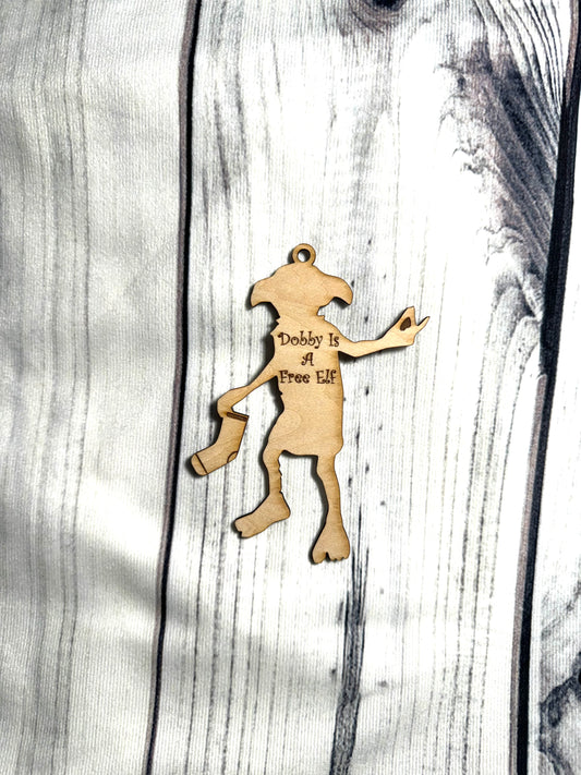 Dobby Is A Free Elf Ornament - Harry Potter Inspired