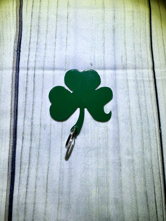 Shamrock Bottle Opener Keychain