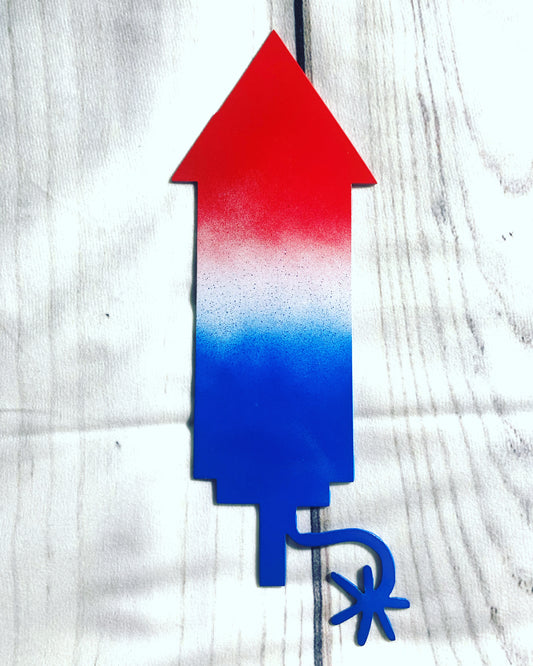 Firework Garden Stake