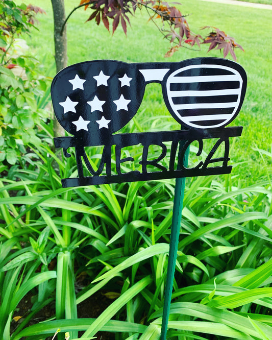 ‘Merica Garden Stake