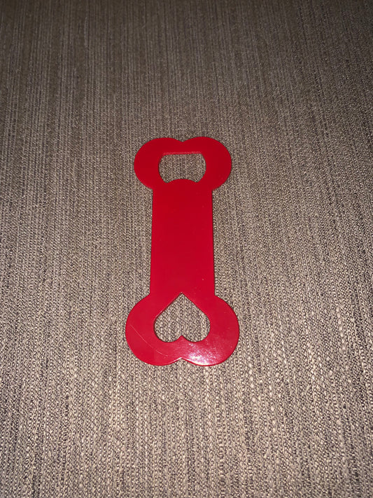 Dog Bone Bottle Opener With Heart